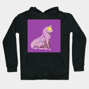 Van Gough inspired twilight pretty kitty Hoodie